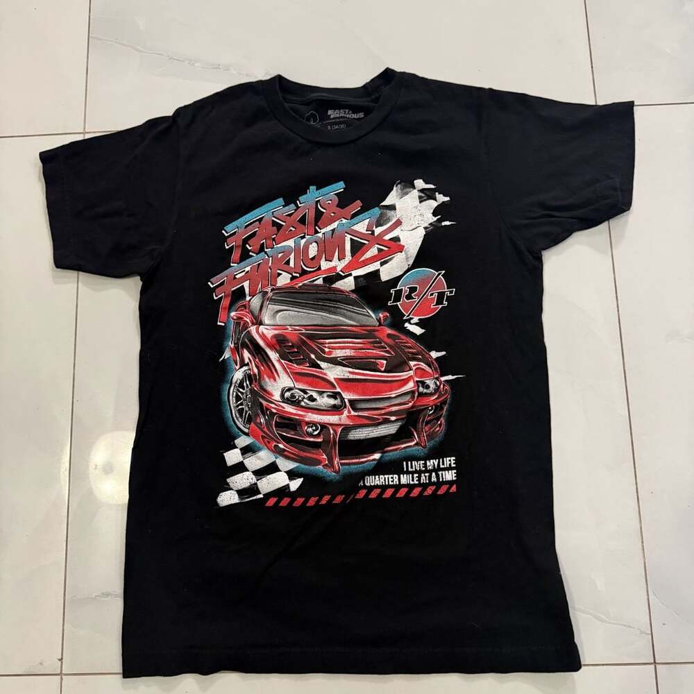 Fast & Furious Graphic T-Shirt Size S Black